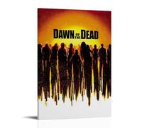 sdnkbro Poster decorativo da parete su tela, motivo: L'alba dei morti, horror con ombre, poster decorativo per camera da letto, poster decorativo per camera da letto (40 x 60 cm)