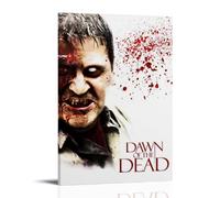 sdnkbro Poster decorativo da parete su tela, motivo: L'alba dei morti, motivo horror suspense, poster decorativo moderno per camera da letto, per camera da letto, 30 x 45 cm