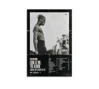sdnkbro Xxxtentacion - Poster decorativo da parete in stile retrò, stile hip-hop, con album musicale, stampa artistica su tela, poster decorativo moderno, per camera da letto, 30 x 45 cm