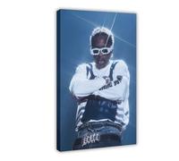 SDOBVDZ ASAP - Poster su tela Rocky (1), decorazione per camera da letto, ufficio, camera da letto, regalo, 60 x 90 cm