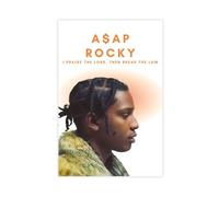 SDOBVDZ ASAP - Poster su tela Rocky (13), decorazione per camera da letto, ufficio, camera da letto, regalo, 50 x 75 cm