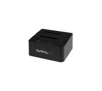 StarTech.com Docking Station USB 3.0 per doppio Hard Disk SATA / eSATA SSD da 2,5"/3,5" con UASP