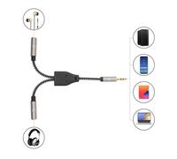 Sdoppiatore Audio 3.5mm 1M2F 15cm - Manhattan ICOC 35H-1M2F-015