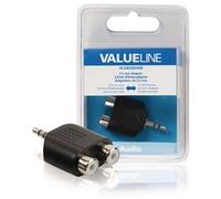 SDOPPIATORE AUDIO VALUELINE VLAB22940B DA JACK 3.5mm MASCHIO A 2x RCA FEMMINA