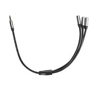 Sdoppiatore cavo audio da 3,5 mm, 1 maschio a 3 femmine Cavo sdoppiatore per cuffie stereo con cavo sdoppiatore Aux per lettore multimediale per computer