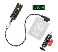 Sdoppiatore D-Tap D-Tap regolato da 12 V per ARRI|ROSSO|Sony|Teradek|Smallhd|DJI|TILTA|SmallRig|V-Mount|Supporto dorato,Filettatura a vite 1/4"-20, Voltmetro Magic Arm-Braided Kevlar Cable 45 cm