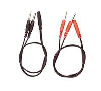 Sdoppiatore di uscite da spinotto 2 mm femmina verso 2 spinotti 2 mm maschio colore rosso Art. LTR348R