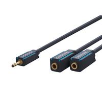Sdoppiatore Jack 3,5mm 10cm stereo - Clicktronic ICOC CLC-JA2-001