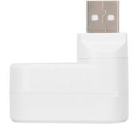 Sdoppiatore per porta USB, hub USB per porte hub USB del computer portatile, mini hub USB 2.0 ruotabile, adattatore hub per PC, notebook, laptop (bianco)