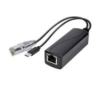 Sdoppiatore PoE Gigabit durevole attivo da 48 V a 5 V 1000 m Power Over Ethernet TYPE-C / DC5521 / Micro USB Splitter