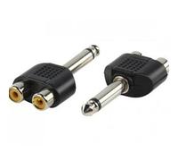 SDOPPIATORE RCA VALUELINE AC-036 da 2 RCA MONO A 1 JACK 6,3 MM MONO