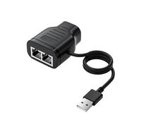 Sdoppiatore rete da 100 Mbps, USB to port 100MBPS, D 100MBPS | Supporta la condivisione Internet a 100 Mbps con vari cavi Ethernet