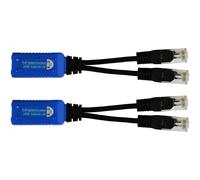 Sdoppiatore RJ45 Cat.5e 2 Spine/1 Presa Sdoppiatore per p-poe2