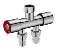 Sdoppiatore rubinetto lavatrice in acciaio inox con 4 e 6 opzioni di interfaccia