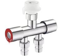 Sdoppiatore rubinetto lavatrice in acciaio inox con 4 e 6 opzioni di interfaccia