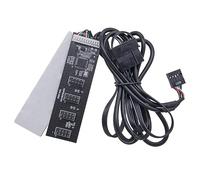 Sdoppiatore USB a 9 pin per scheda madre USB 9 pin interfaccia header splitter da 1 a 4 porte