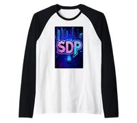 SDP Paesaggio Urbano Futuro Maglia con Maniche Raglan