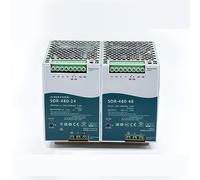 SDR-480/SDR-480P 24V 48V 480W Alimentatore di commutazione industriale DIN RAIL a singola uscita con PFC e funzione parallela 1 pezzo (dimensioni: 24V, colore: SDR-480P parallelo)