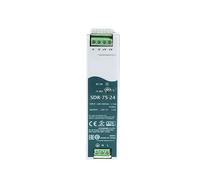 SDR-75 88-264V AC TODC 12V 24V 48V 75W Alimentatore di commutazione industriale su guida DIN a uscita singola 1 pezzo (dimensioni: 48 V)
