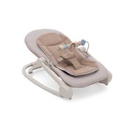 Chicco Sdraietta Magia 2in1: Sdraietta Neonato e Prima Seduta fino a 18 kg, Barra Giochi con Elementi in Legno, Mini Riduttore Incluso, Modalità Dondolo o Fissa e Schienale Reclinabile