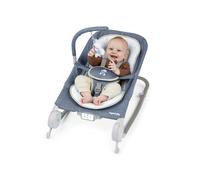 Sdraietta-dondolo Happy Belly - Chambray Blu 0-6 mesi - Ingenuity