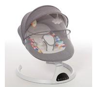 Sdraietta dondolo neonato elettrica culla con bluetooth musica e rete zanzariera