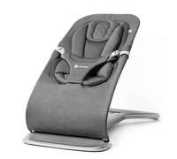 Ergobaby Evolve 3-in-1 Sdraietta per Bambini da 2,5 a 13,2 kg | Sdraietta a Dondolo a Più Posizioni, Altezze Regolabili, Imbracatura di Sicurezza e Inserto per Neonati, Charcoal Grey