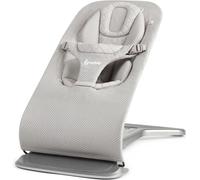 Ergobaby 3-in-1 Evolve Bouncer Mesh, Sdraietta ergonomica per neonati dalla nascita ai più piccoli, Altalena traspirante con inserto per neonati (2,5 kg - 13,2 kg), Light Grey