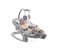 Chicco Sdraietta Mia 2in1, Sdraietta Neonato e Prima Sedia, Riduttore in Cotone Biologico, Barra Gioco Reversibile, Musica e Vibrazione, Modalità Dondolo o Fissa, Da 0 mesi a 18 kg