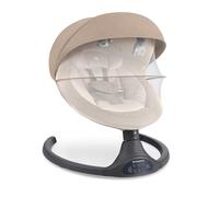 Kikka Boo Sdraietta Neonati Elettrica Codie - Dondolo Elettrico per Neonati con Bluetooth, 5 Velocità, Schienale Regolabile, 10 Melodie, fino a 9 kg, Beige