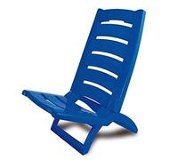 Sdraio bassa pieghevole in plastica colorata, per spiaggia, giardino, mare