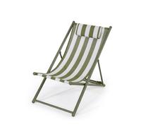 Sdraio Coast Riga Verde Reclinabile 3 Posizioni