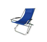 Garden Friend Sdraio Elba Basculante struttura in alluminio copertura in PVC misure h70x97x60 cm Blu - blu multimateriale S1548007