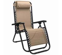 Sdraio da giardino sedia richiudibile zero gravita tortora salvaspazio piscina