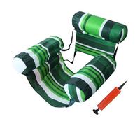 Sdraio Galleggiante Per Piscina | Poltrona Gonfiabile Regolabile Resistente Portatile Con Pompa Ad Aria,Galleggianti Gonfiabili Per Piscina - Per Acqua Lago Mare Spiaggia Fiume Interno Esterno Campegg
