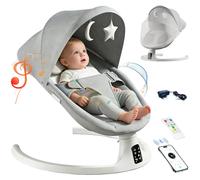 Sdraio oscillante elettrico bambino 5 modalità APP telecomando Bluetooth musica
