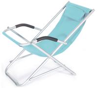 Sdraio Pieghevole Cm 90 x 60X73 H Colore Celeste