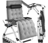 Sdraio Pieghevole Lettino Regolabile in Continuo Spiaggia Sdraio Relax Giardino