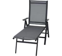 Sdraio pieghevole Tauro Royal grigio, 182 x 69 x 113 cm