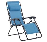 SDRAIO POLTRONA MULTIPOSIZIONE PIEGHEVOLE SIESTA BLU 90X65X110H CM