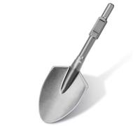 SDS HEX - Scalpello a pala, 138 x 440 mm, attacco esagonale, 30 mm, tipo a punta affilata, con custodia in plastica, martello demolitore compatibile, strumento preciso e robusto per muratura, asfalto