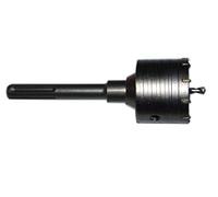 SDS MAX - Corone a punta per perforatore, diametro 95 mm, con porta utensili SDS MAX