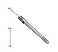 SDS MAX - Prolunga asta per corone di perforazione, lunghezza 330 mm, con filettatura M22, punta di centraggio