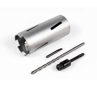 SDS Plus, corona diamantata DM 32 - 150 mm, L 200 mm, corona a corona, M22, con filettatura a punta per martello perforatore (DM 44 mm, L 200 mm)