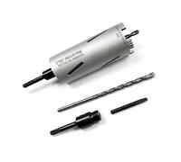 SDS Plus, Corona Diamantata DM 32 - 150 mm, L 200 mm, M22, Con Filettatura a Punta per Martello Perforatore (DM 132 mm)