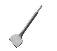 SDS Plus, punta a scalpello in acciaio 40Cr angolato piegato a vanga larga, scalpello per trapano a percussione per muratura e calcestruzzo (280 x 75 mm)