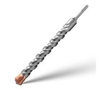 SDS Plus - Punta per trapano a percussione professionale, per calcestruzzo, 4 taglienti in metallo duro, punta per piastrelle, trapano a percussione, per calcestruzzo, pietra naturale, muro di mattoni