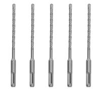 SDS Plus Punta per trapano a percussione rotante 5Pz 6mm x 160mm Punta per muratura per la foratura di calcestruzzo Pietra Mattoni Roccia