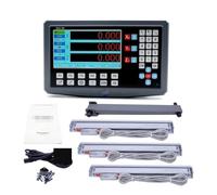 SDS2-3VA 3. Asse Lcd. Kit di lettura digitale e 3 pezzi KA-300. Encoder in lineare di vetro for tornio millilling millilling, DRO digitale(0.005mm complete set)