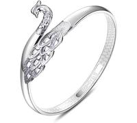 sdSDGrw braccialetto, Bracciale rigido da donna in argento sterling 999, braccialetto con fenice intagliata vuota, gioielli in, regali di compleanno for le sorelle
